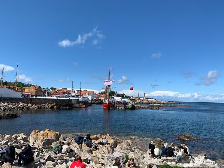 Allinge havn Bornholm Denmark 
