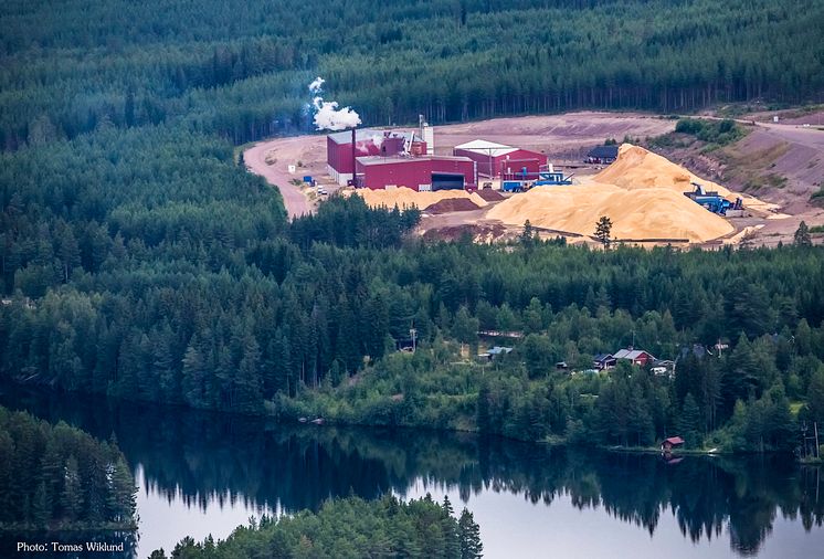 Solör Bioenergis pelletsfabrik i Älvdalen