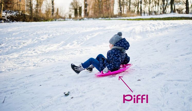 Vinterlek med Piffl