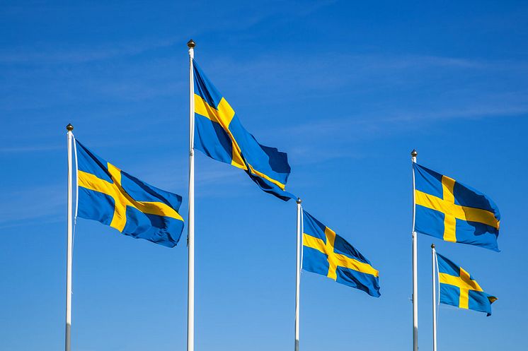 svenska flaggor