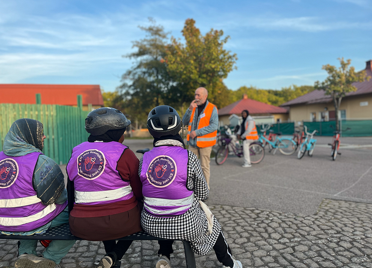 Cykelskola på Rosengård