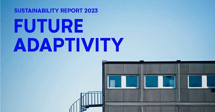     Adapteo Group sustainability report 2023 cover