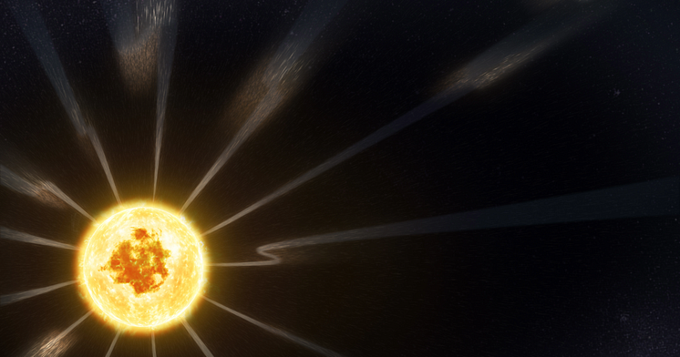 Image background - NASA Goddard/CIL/Adriana Manrique Gutierrez, Spacecraft images - NASA/ESA.png