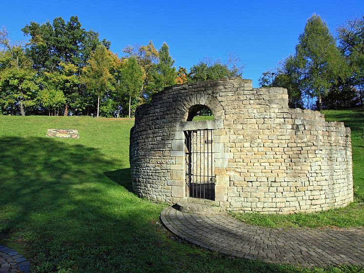 Ruine der Wiprechtsburg Groitzsch