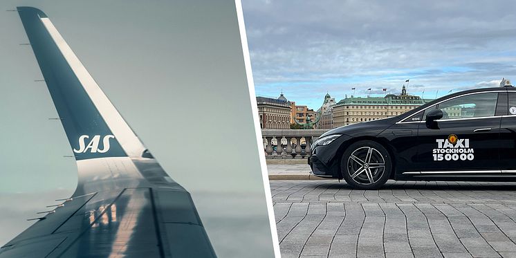 Taxi Stockholm ansluter sig till SAS Transfer