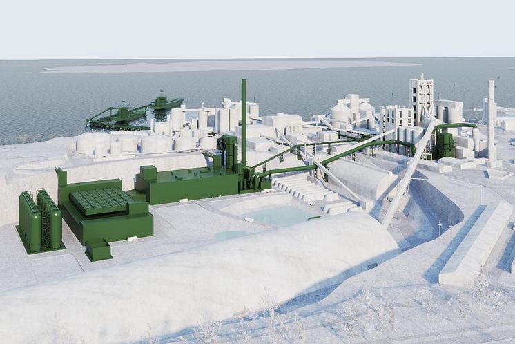 Future CCS plant in Slite