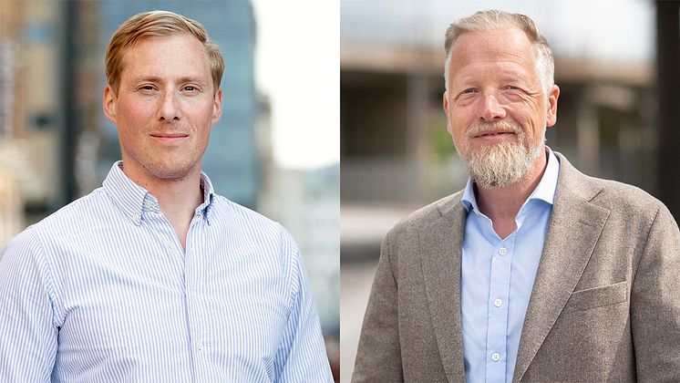 Johan Pedersen och Björn Persson - nya chefer för utläggning på Svevia division Industri hpl - foto - Emil Malmberg och Pia Gyllin .jpg