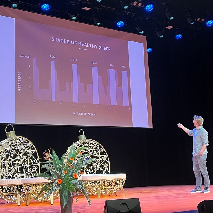 Anders Hansen på Svenska Stadskarnors konferens i Södertalje 2025.
