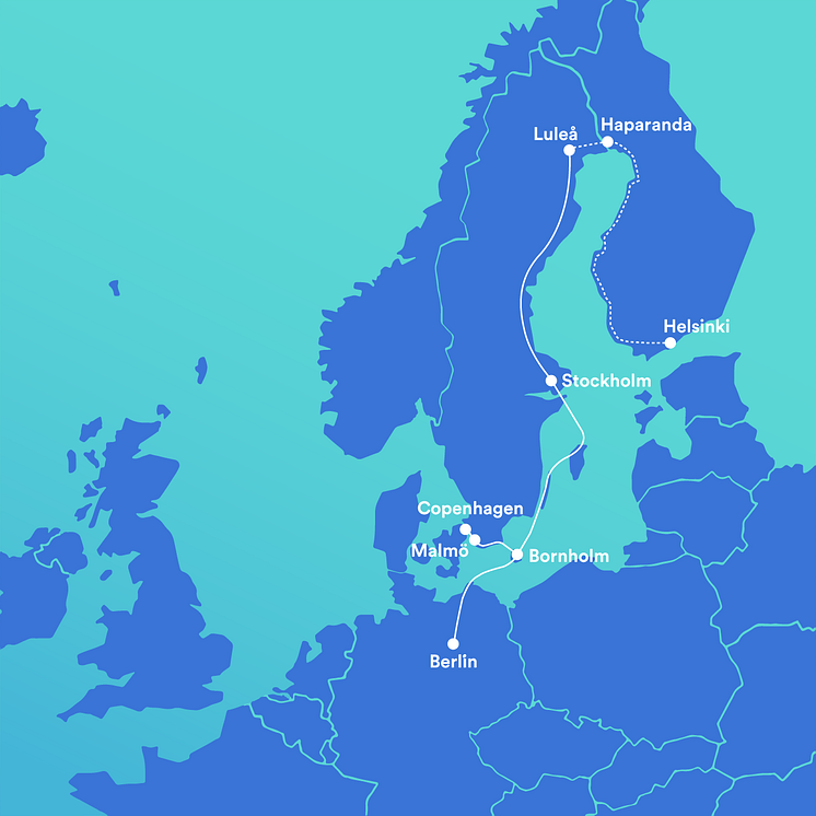 GlobalConnect Haparanda Helsiniki