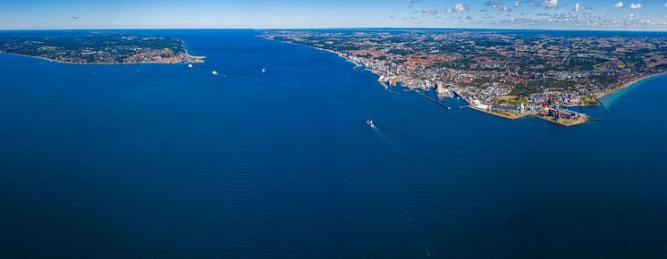 Öresund från ovan.