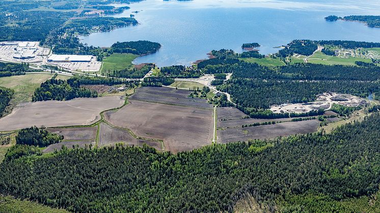 Flygbild Eriksberg