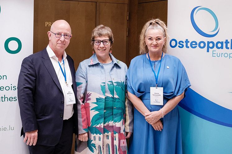 President of ALDO Jean B, Lux Healh minister M. D and President of OE, Hanna Tomasdottir.jpg