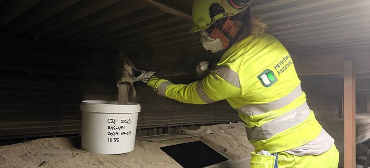 Test av cement i Slite