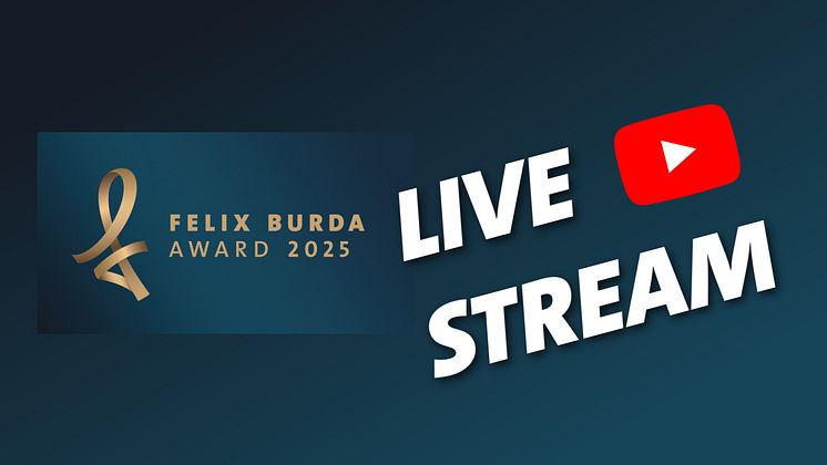 Felix Burda Award. Live Stream