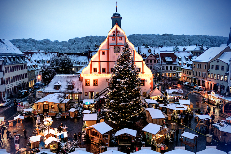 Rathaus Weihnachtsmarkt - Grimma 
