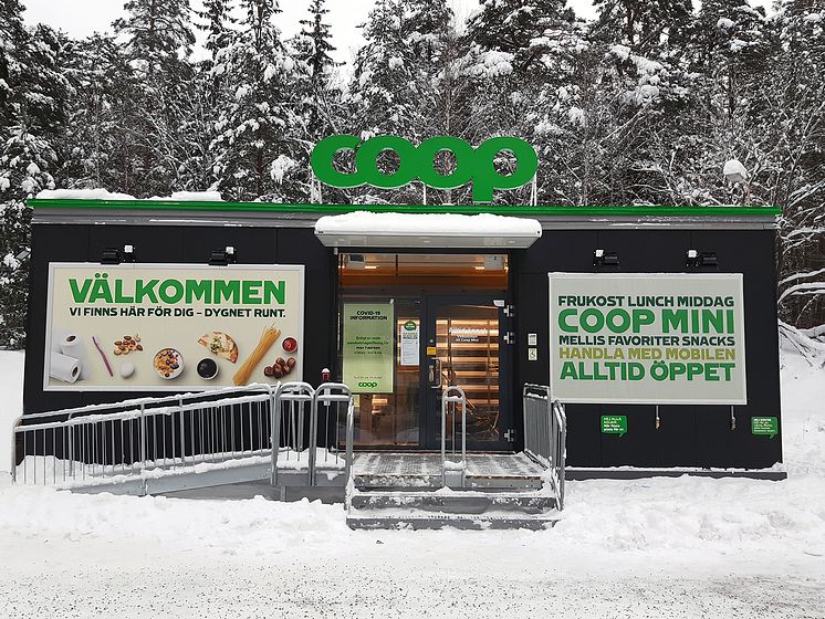 Adapteo leverantör till Coops nya obemannade butikskoncept Coop mini