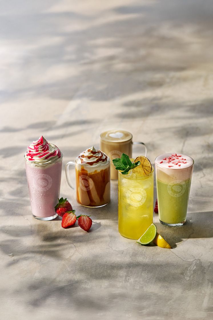 Hot and Cold mix summer 2025 Espresso House