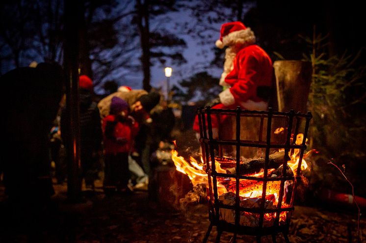 Tomten besöker Jul på Vallarna