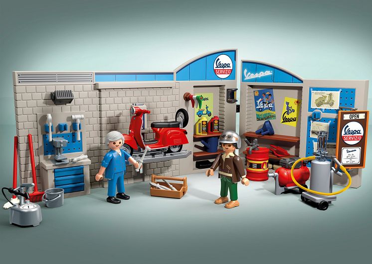 60s Vespa Garage (71620) von PLAYMOBIL