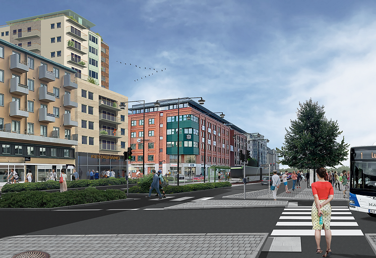 Illustration för Östra Bangatan