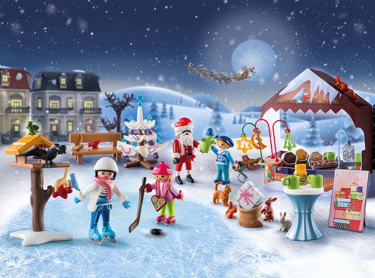 Adventskalender-Ausflug auf den Weihnachtsmarkt (71472) von PLAYMOBIL
