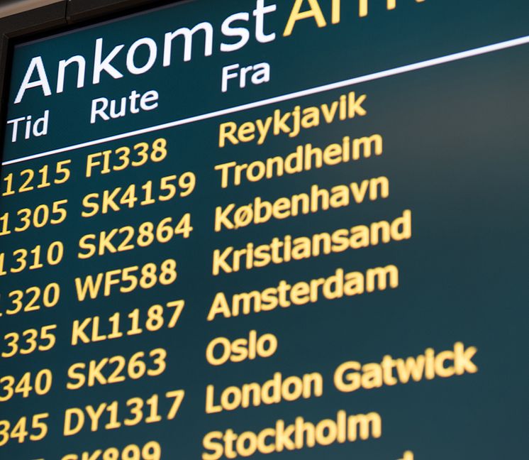 På flyplassen