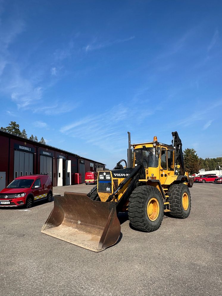 Volvo BM 6300 grävlastare hos AB Styrhytten