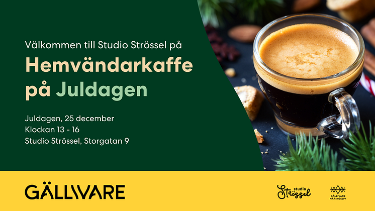Hemvändarkaffe på Juldagen - Studio Strössel
