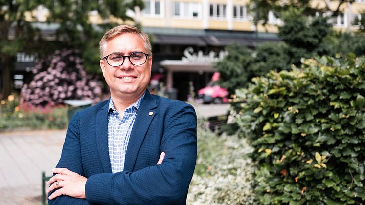 Daniel Thente, affärsområdeschef inom projektledning på Krook & Tjäder