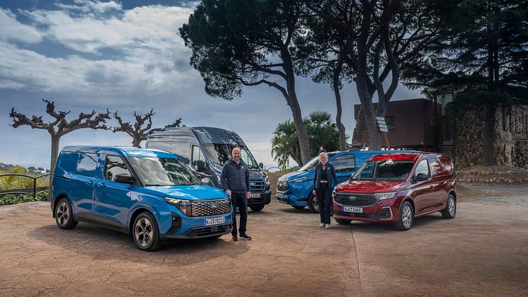 Espen Markussen, Anne Sønsteby E-Transit Courier, E-Transit, E-Transit Custom, Transit Connect ladbar hybrid Ford Pro.jpg
