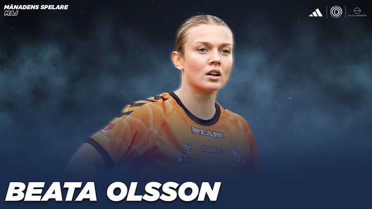 Beata Olsson Månadens spelare i maj.jpg
