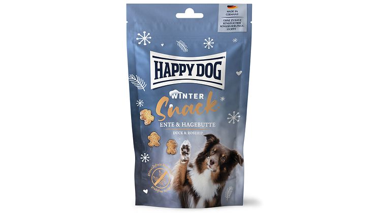 Happy Dog Winter Snack Ente und Hagebutte ©Happy Dog.jpg
