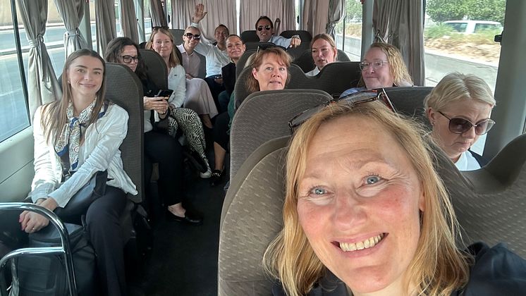 På busstur i Saudi-Arabia