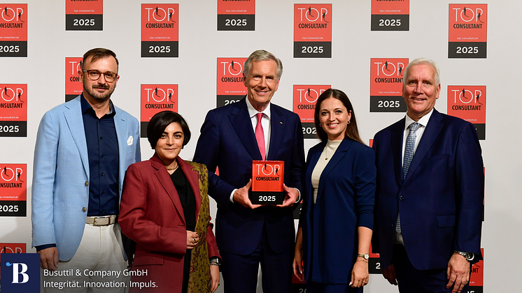 Busuttil & Company ist als Top Consultant 2025 ausgezeichnet