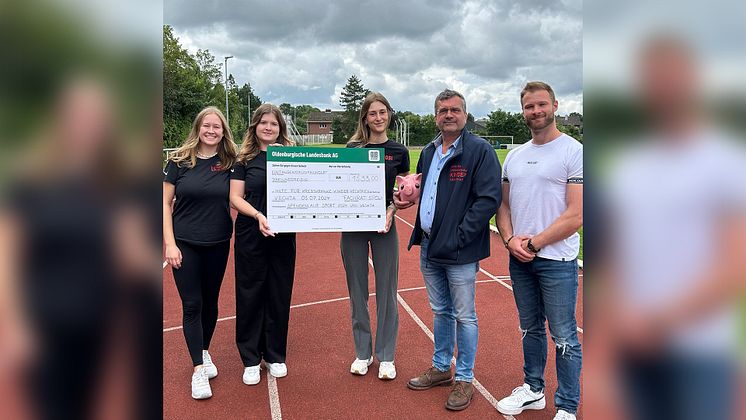 Spendenlauf 2024 des Fachrats Sport erzielt 1533 Euro für den Verein „Hilfe für krebskranke Kinder Vechta“