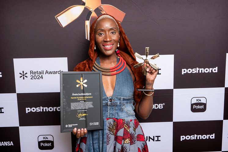 Harriet Kyolaba Johansson, ﻿Årets Butikssäljare﻿ Retail Awards