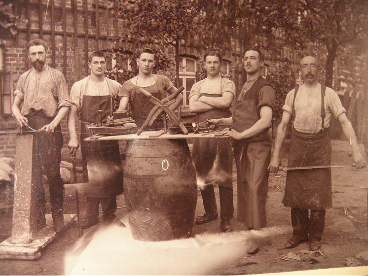 C.A. Weitkamp Lederfabrik um 1800