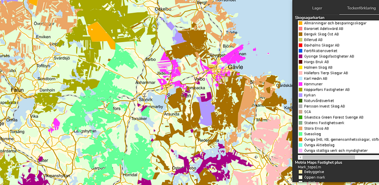 Metria Skogsägarkartan - Metria Maps