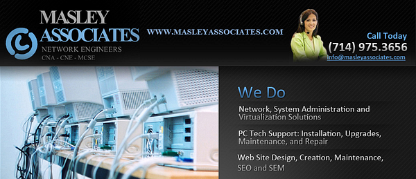 Masley Associates Computer Repair Orange County California