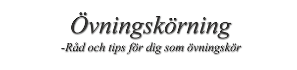 Övningskörning.com