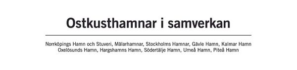 Ostkusthamnar i samverkan