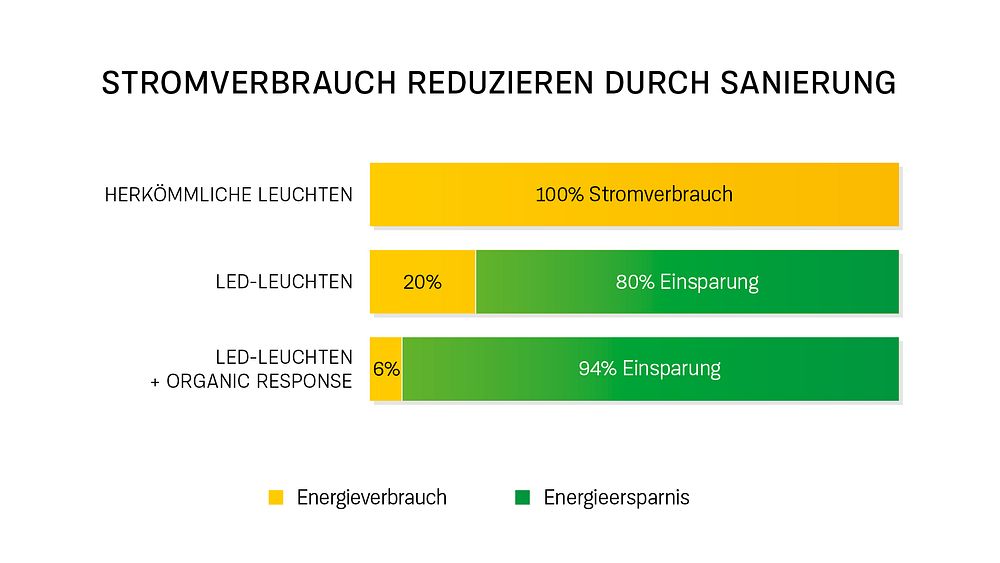 Grafik Baldkendiagramm Reduktion Stromverbrauch
