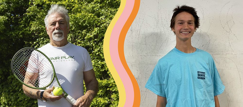Saeed, aktivitetsledare på Fair Play TK, och Liam, aktivitetsledare på Föreningen Bryggeriet.