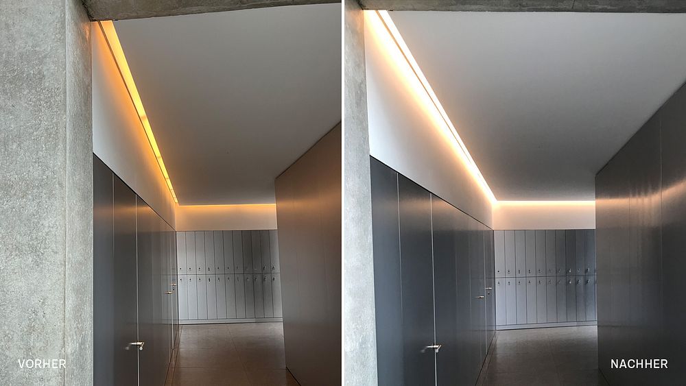 Lighting refurbishment by LTS Licht & Leuchten GmbH in the Kunsthalle Weishaupt, Ulm