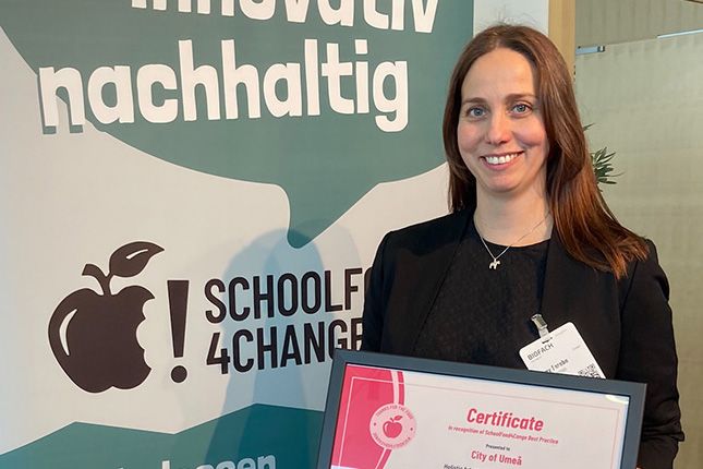 Henny Farebo, hållbarhetsstrateg på Umeå kommun