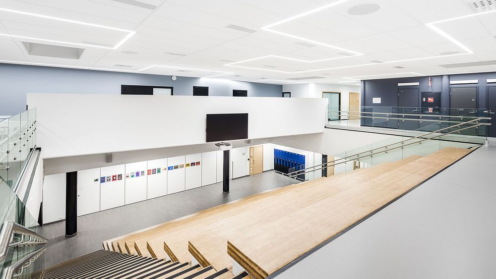 Vihtavuori School Centre auditorium, Laukaa, Finland