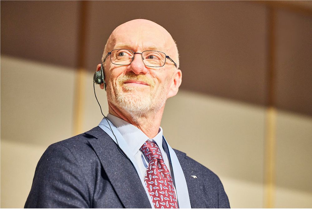 Bjørn Eirik Olsen in Tokyo at Norway-Japan Seafood Seminar 2025.