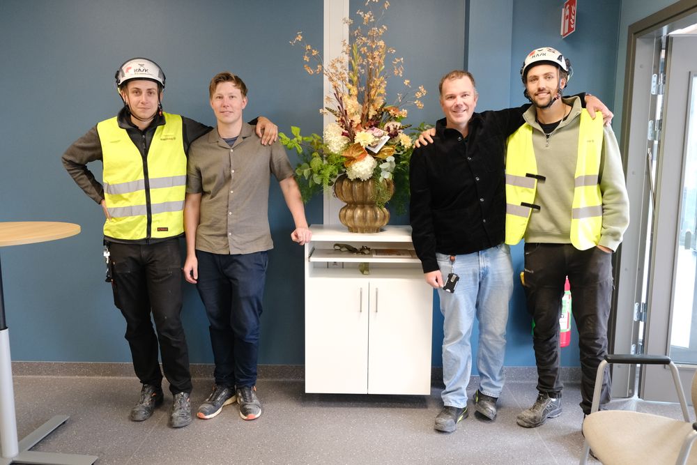 Representanter från ByggDialog i projektet vid Falu lasarett