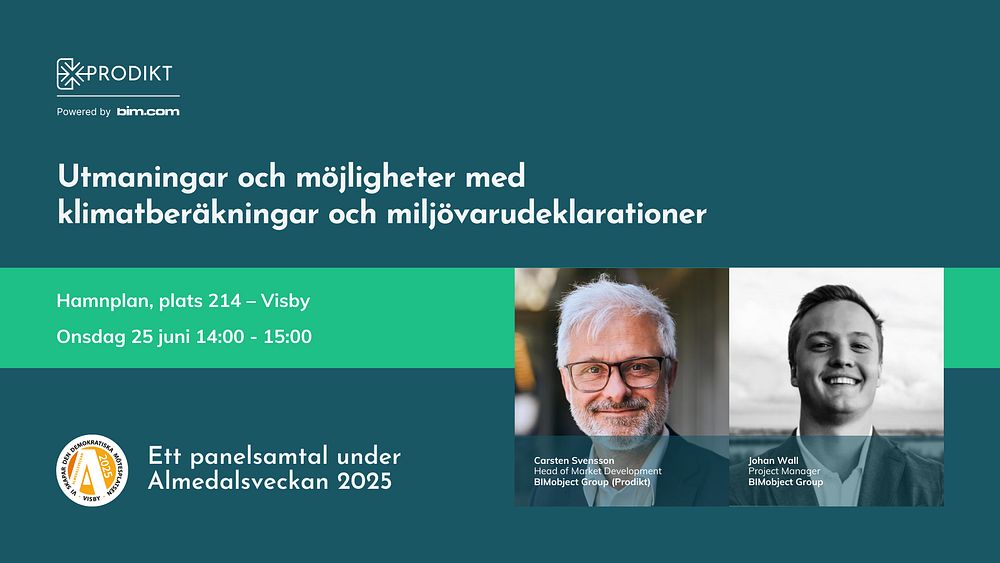 Klimatberäkningar och miljövarudeklarationer, EPDer – utmaningar och möjligheter