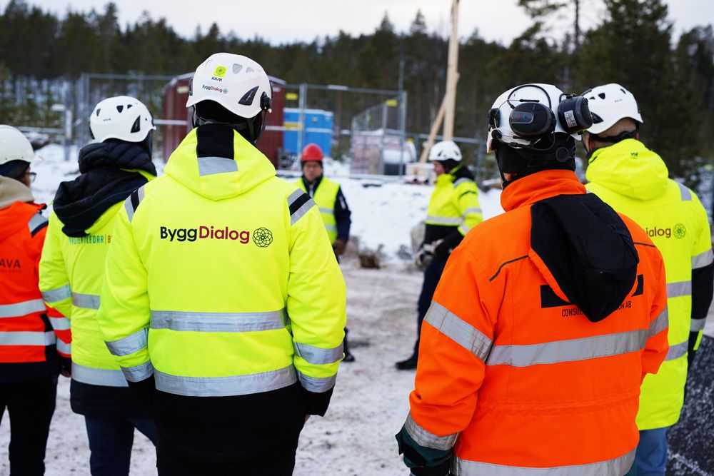 Spadtag för Idre avloppsreningsverk